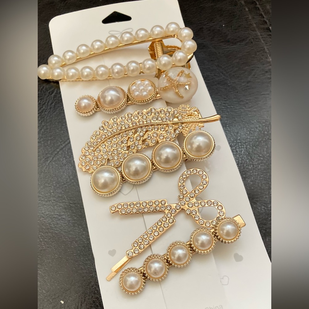 Bling hair clips